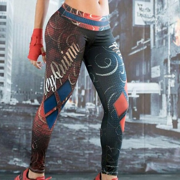 harley quinn yoga pants